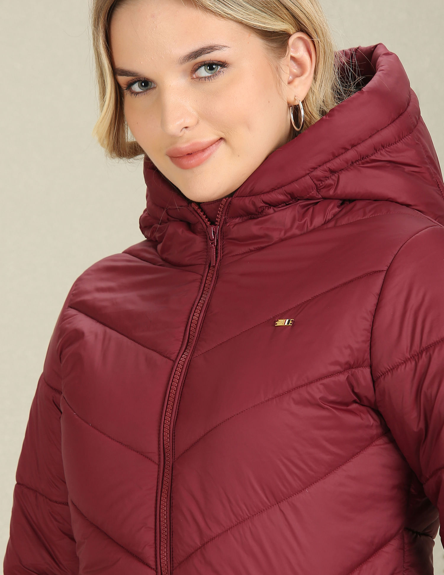 Buy U.S. Polo Assn. Women Hooded Puffer Jacket - NNNOW.com