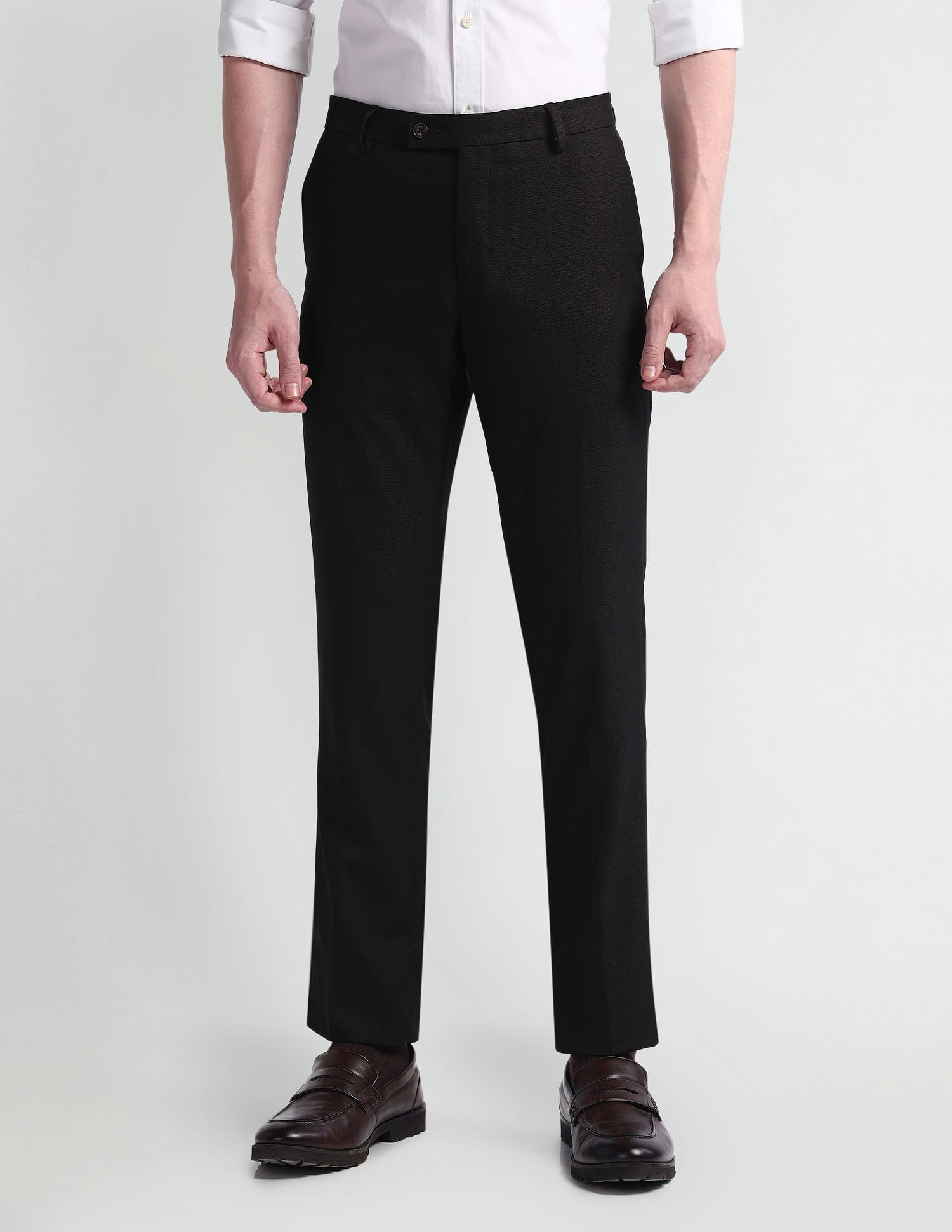 Arrow Dobby Tailored Fit Trousers