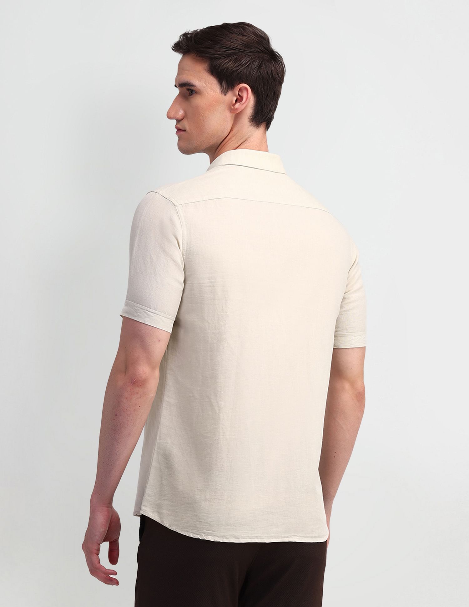 Arrow Sport Regular Fit Solid Shirt