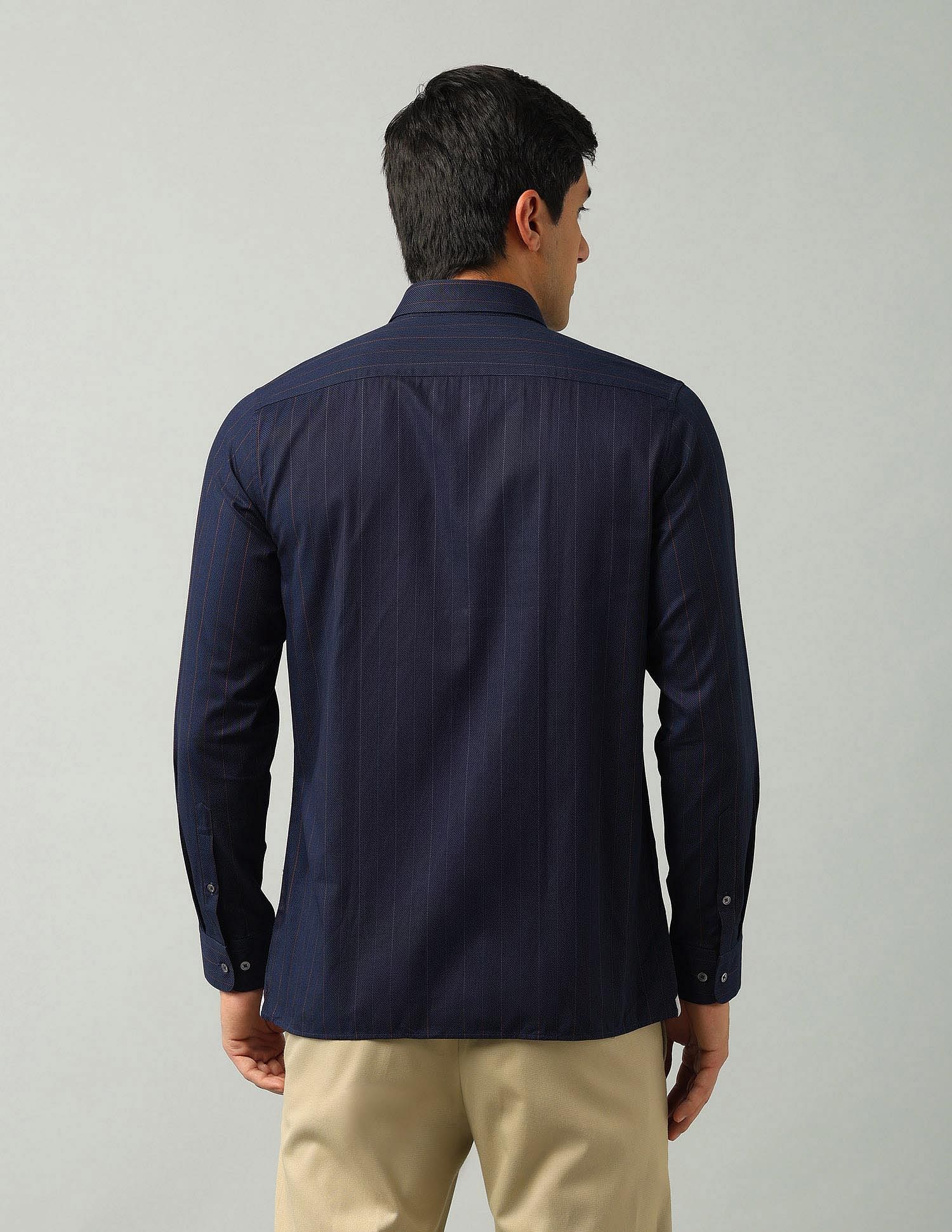 Arrow Liberty Classic Fit Vertical Stripes Shirt