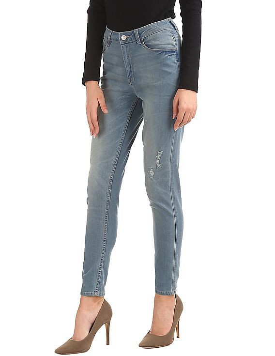 Flying Machine Women Skinny Fit High Waist Jeans