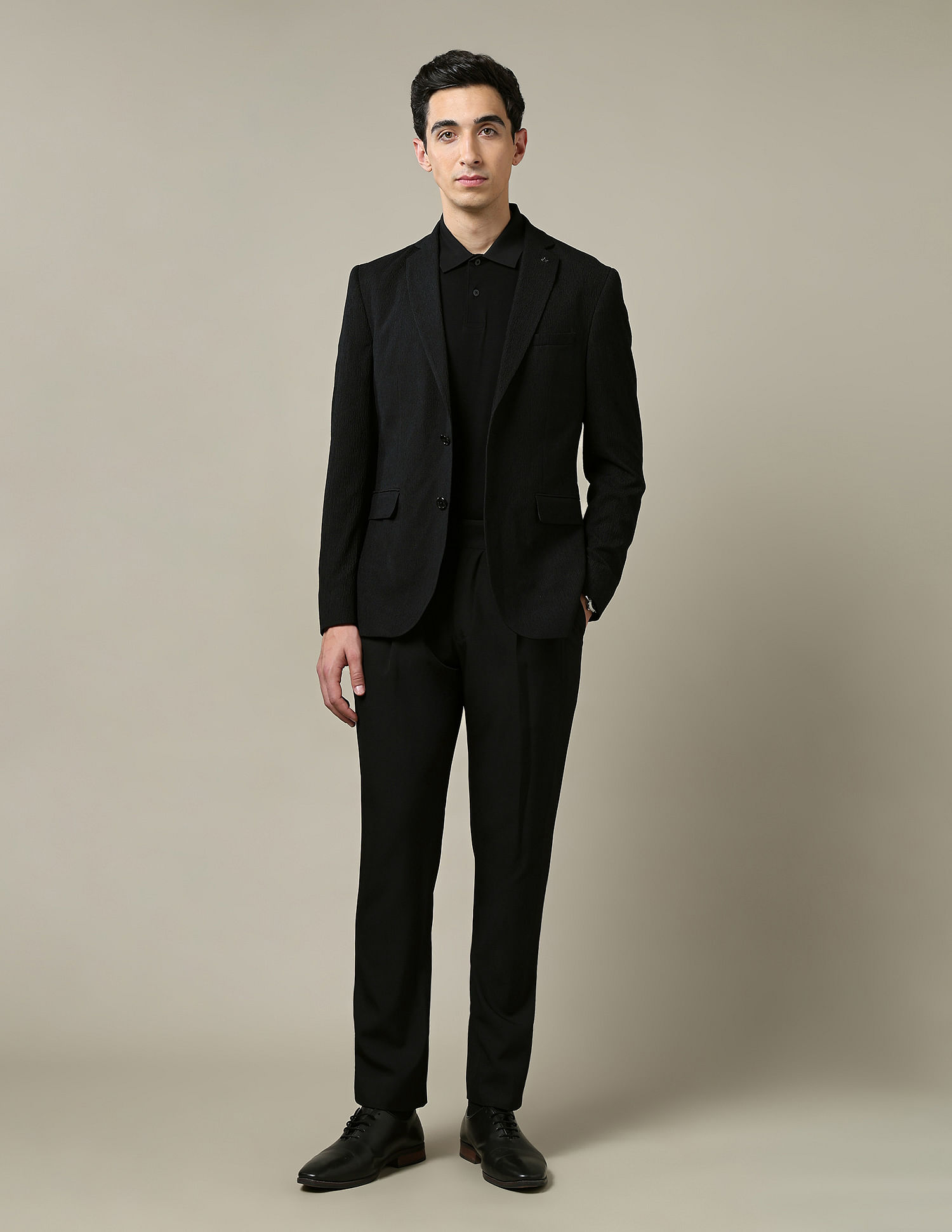 Arrow Zero Calorie Slim Fit Textured 1851 Blazer