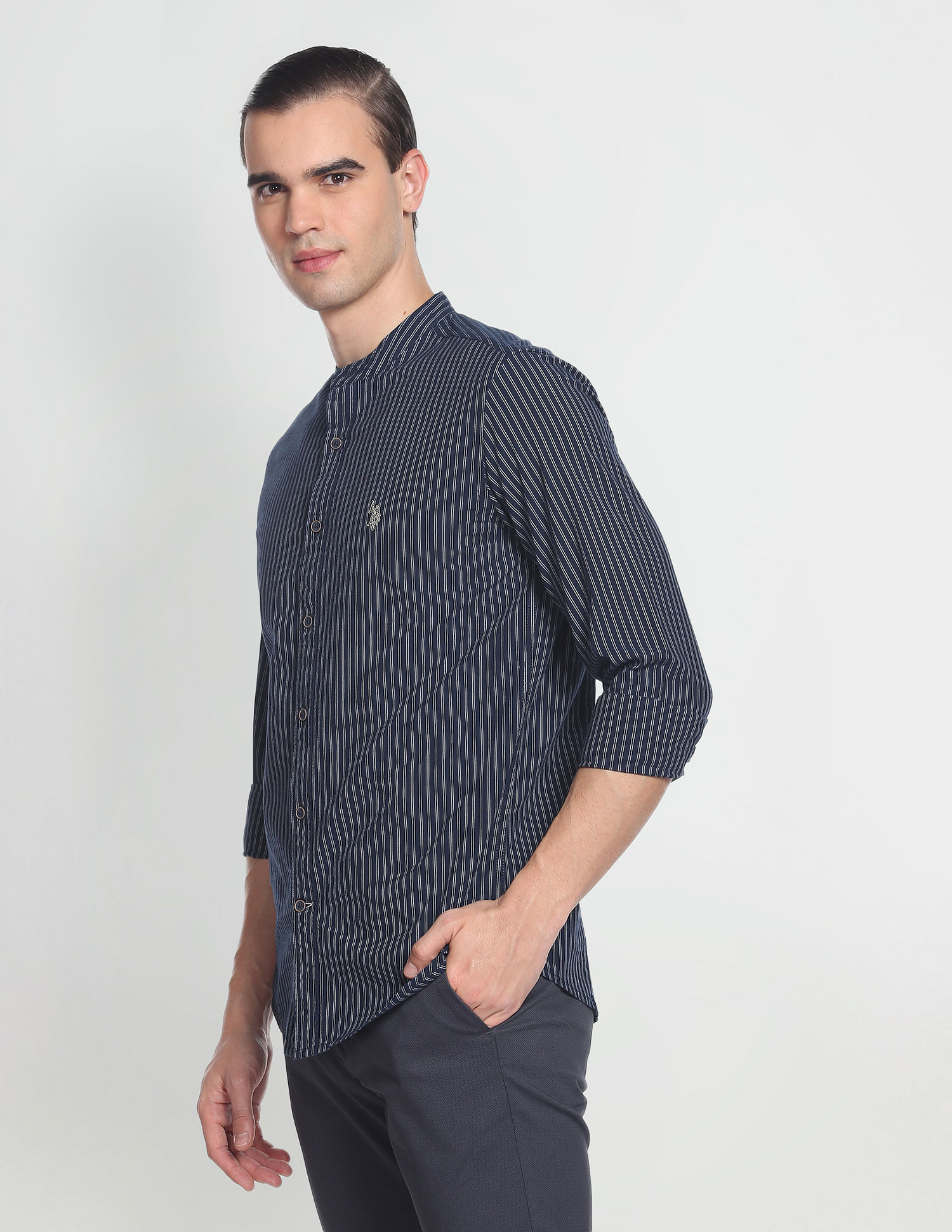 U.S. Polo Assn. Denim Co. Classic Striped Shirt