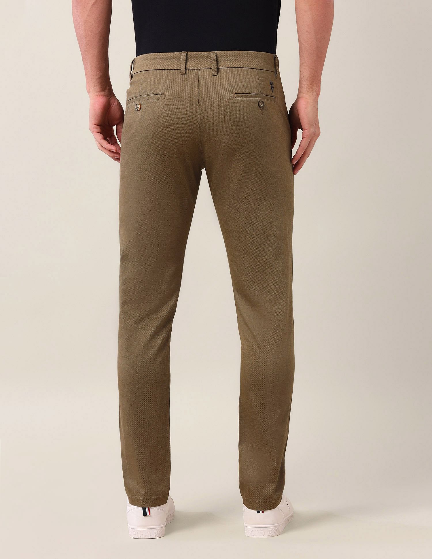 U.S. Polo Assn. Denver Slim Fit Mid Rise Trousers