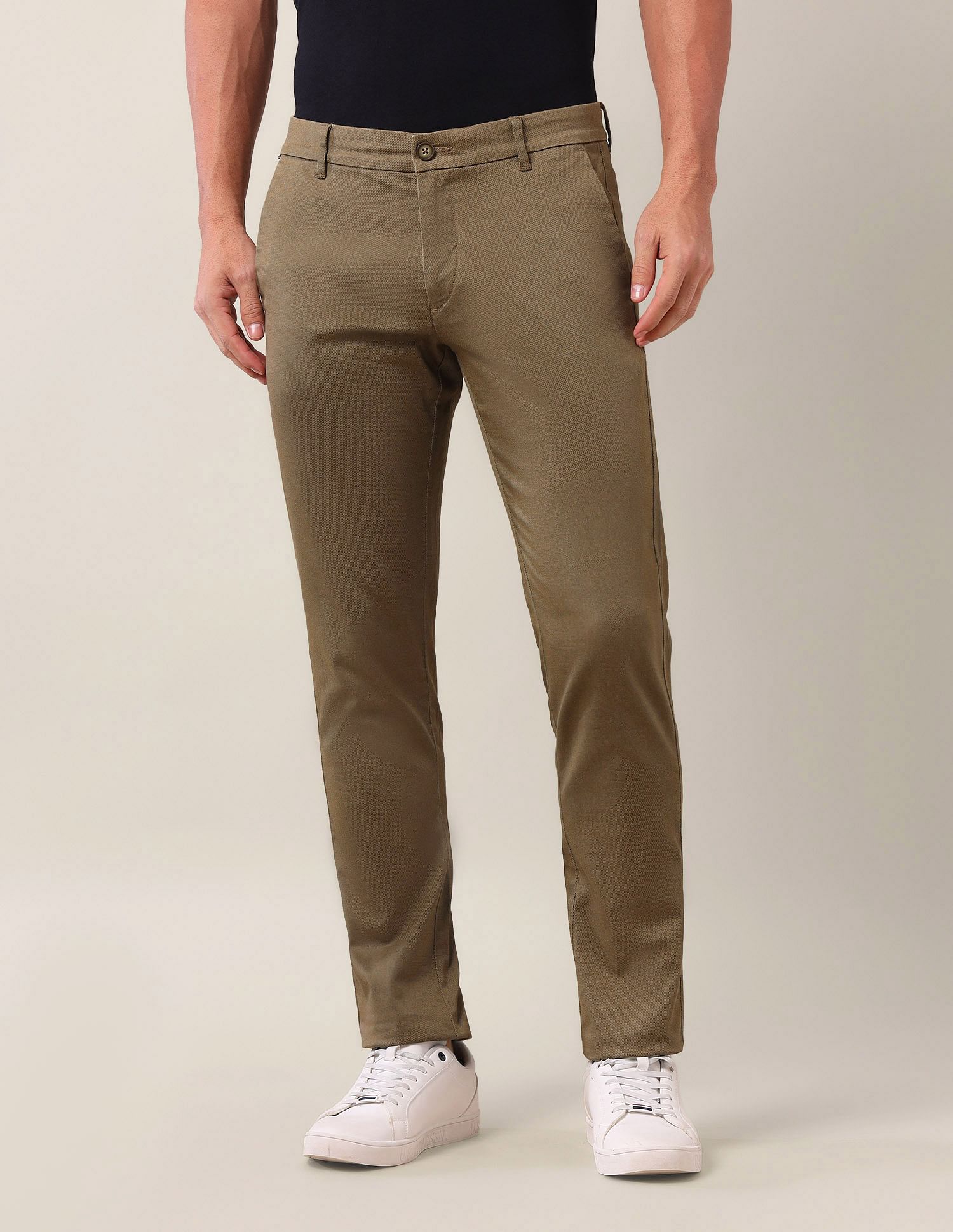 U.S. Polo Assn. Denver Slim Fit Mid Rise Trousers