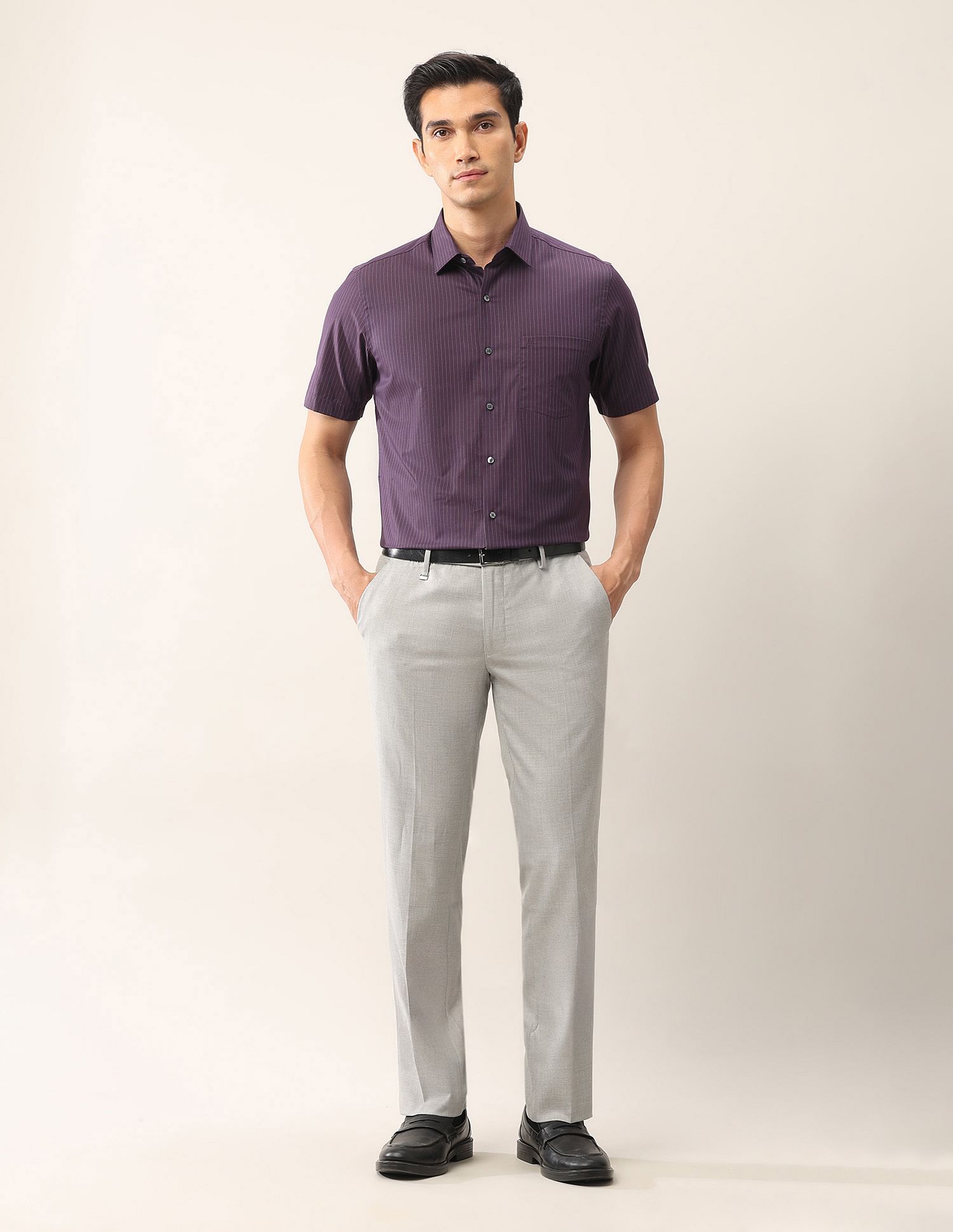 Arrow Dobby Vertical Striped Ceremonial Shirt