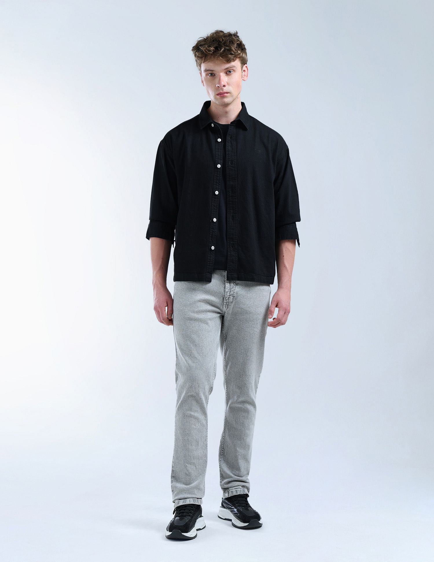 Flying Machine Pure Cotton Oversized Fit Shirt