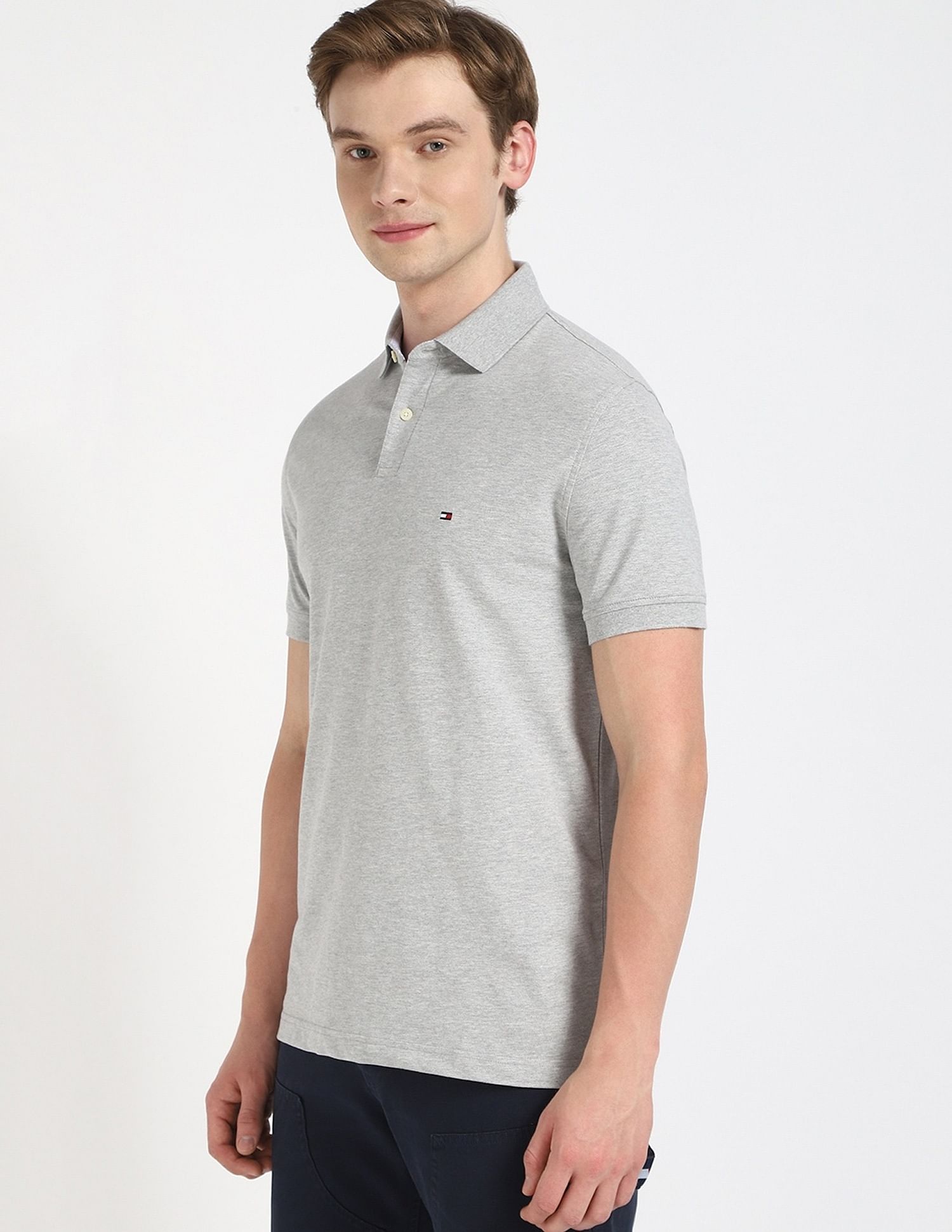 Tommy Hilfiger Solid Regular Fit Polo