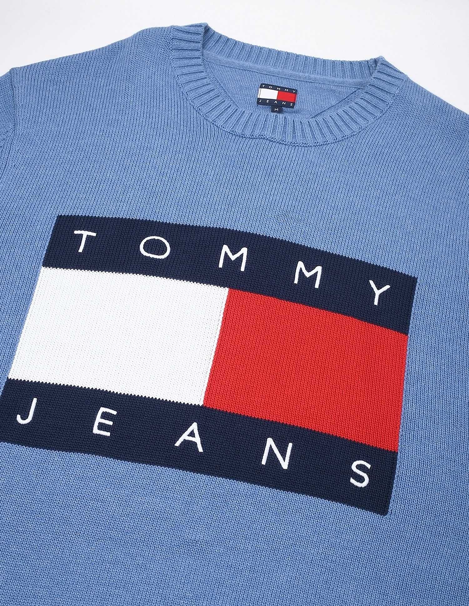Tommy Hilfiger Embroidered Logo Regular-Fit Cotton Sweater