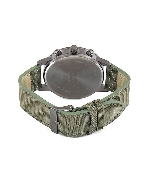 Aeropostale Fabric Strap Analogue Watch