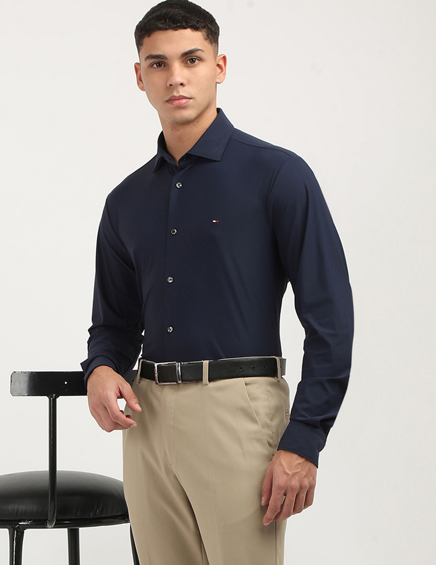 Tommy Hilfiger Knitted Slim Fit Shirt