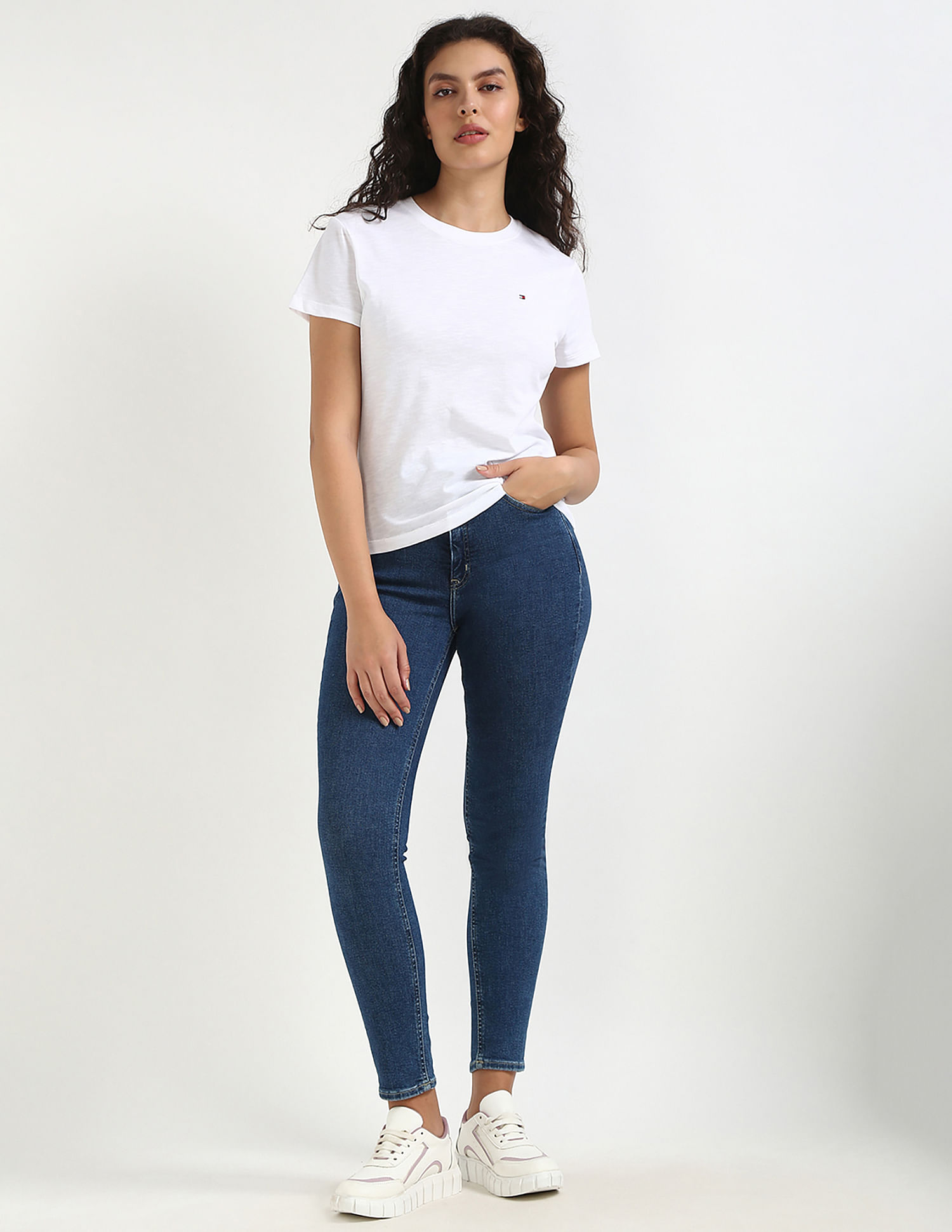 Tommy Hilfiger Solid Regular-Fit Cotton T-Shirt