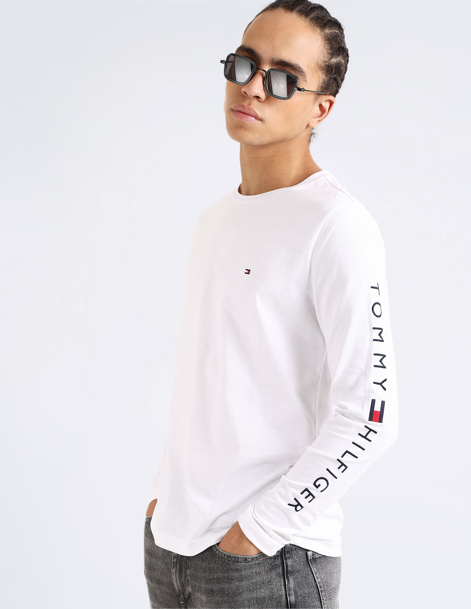 Tommy Hilfiger Long Sleeve Placement Logo -