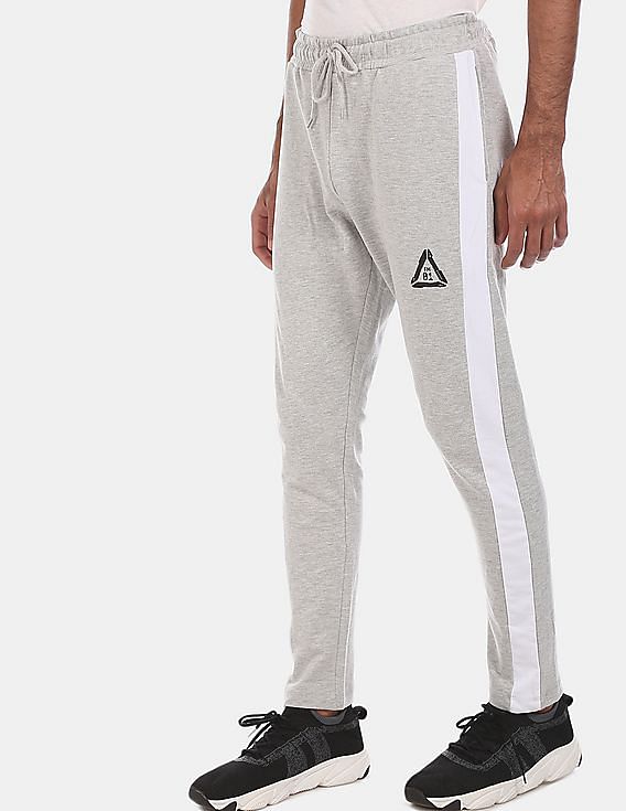 Buy Flying Machine Mid Rise Heathered Track Pants - NNNOW.com