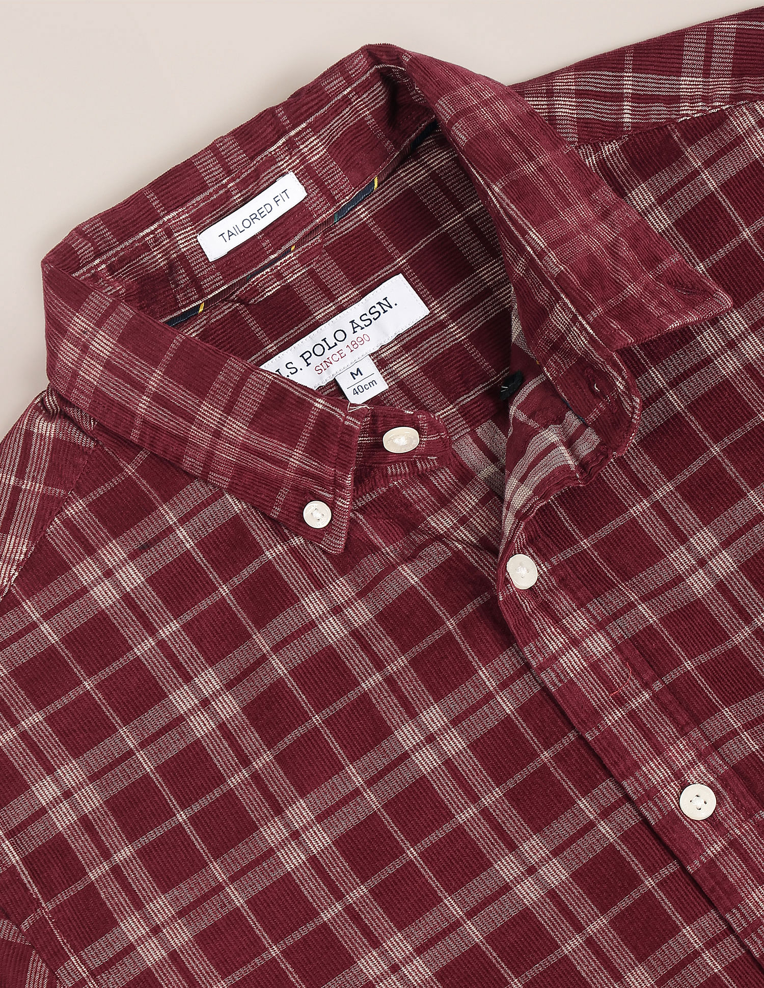 U.S. Polo Assn. Button Down Collar Corduroy Shirt