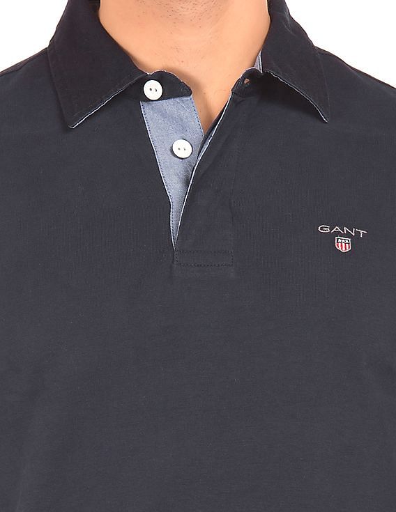 ★24-25AW新作★glowny★G CONTRAST POLO LONG SLEEVE G CONTRAST POLO LONG SLEEVE – Glowny
