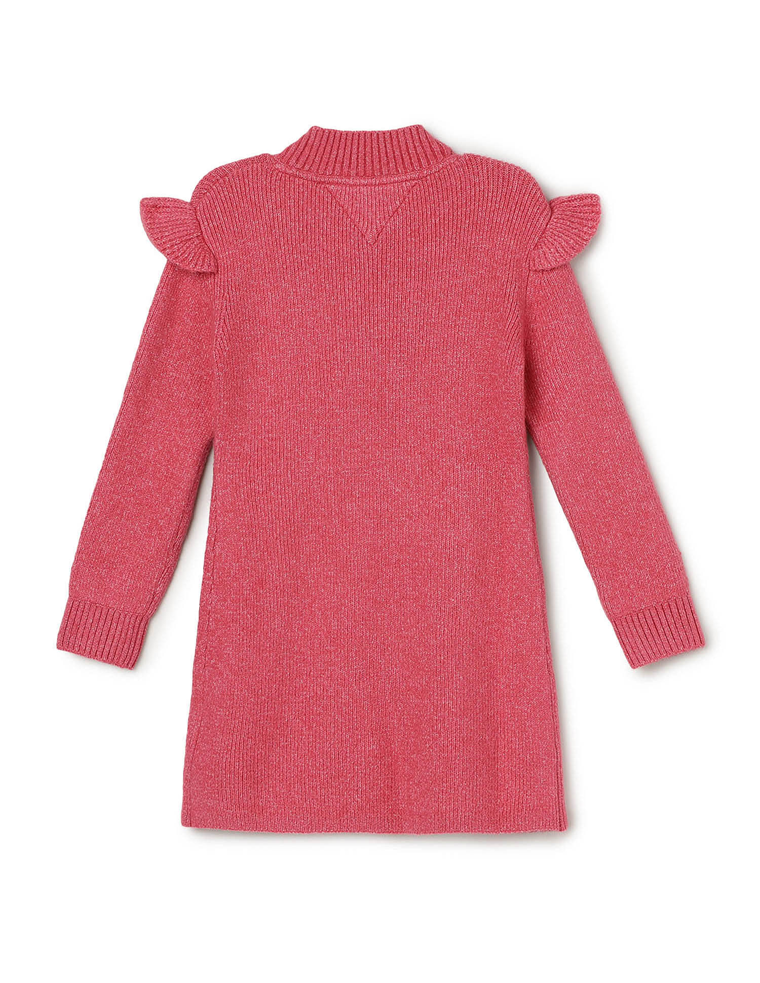 Tommy Hilfiger Kids Girls Ruffle Skater Dress Ls