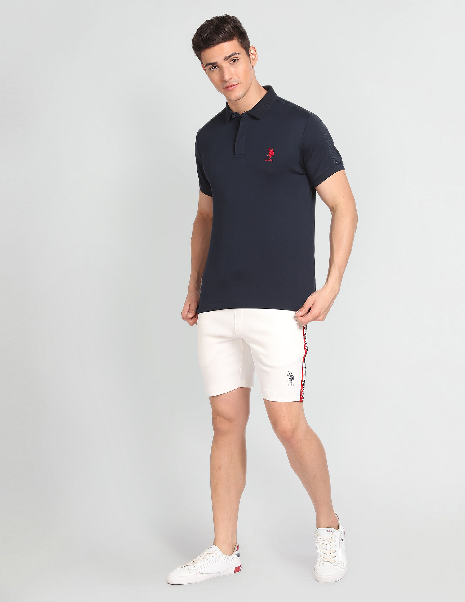U.S. Polo Assn. Brand Tape Knit Shorts