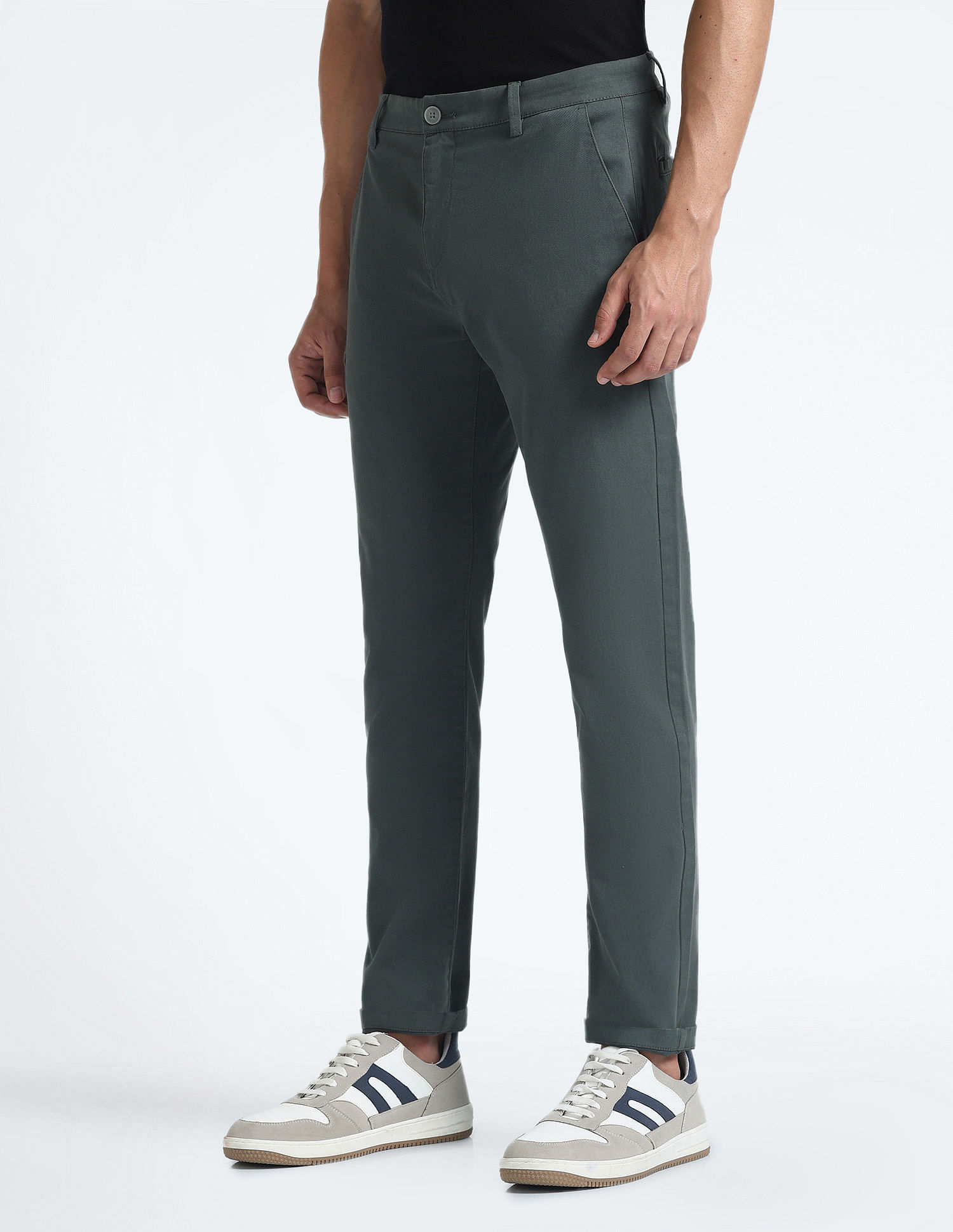 Flying Machine Slash Slim Tapered Fit Twill Chinos