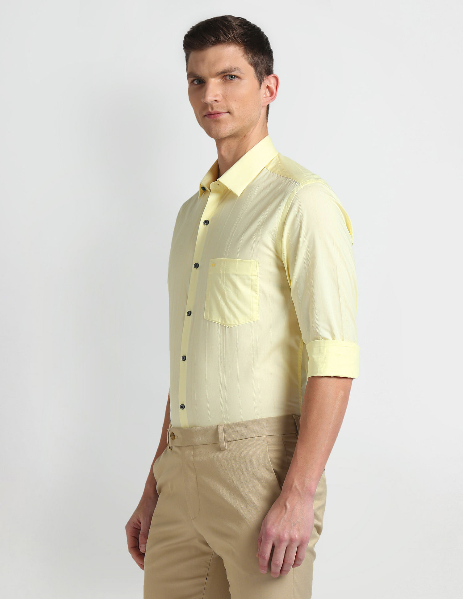 Arrow Manhattan Slim Fit Cotton Shirt