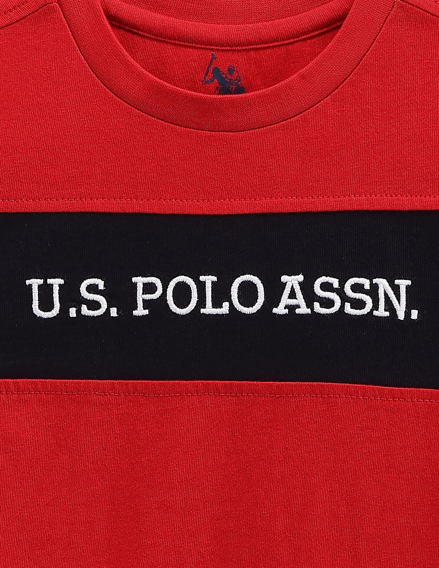 U.S. Polo Assn. Kids Boys Crew Neck Cotton T-Shirt