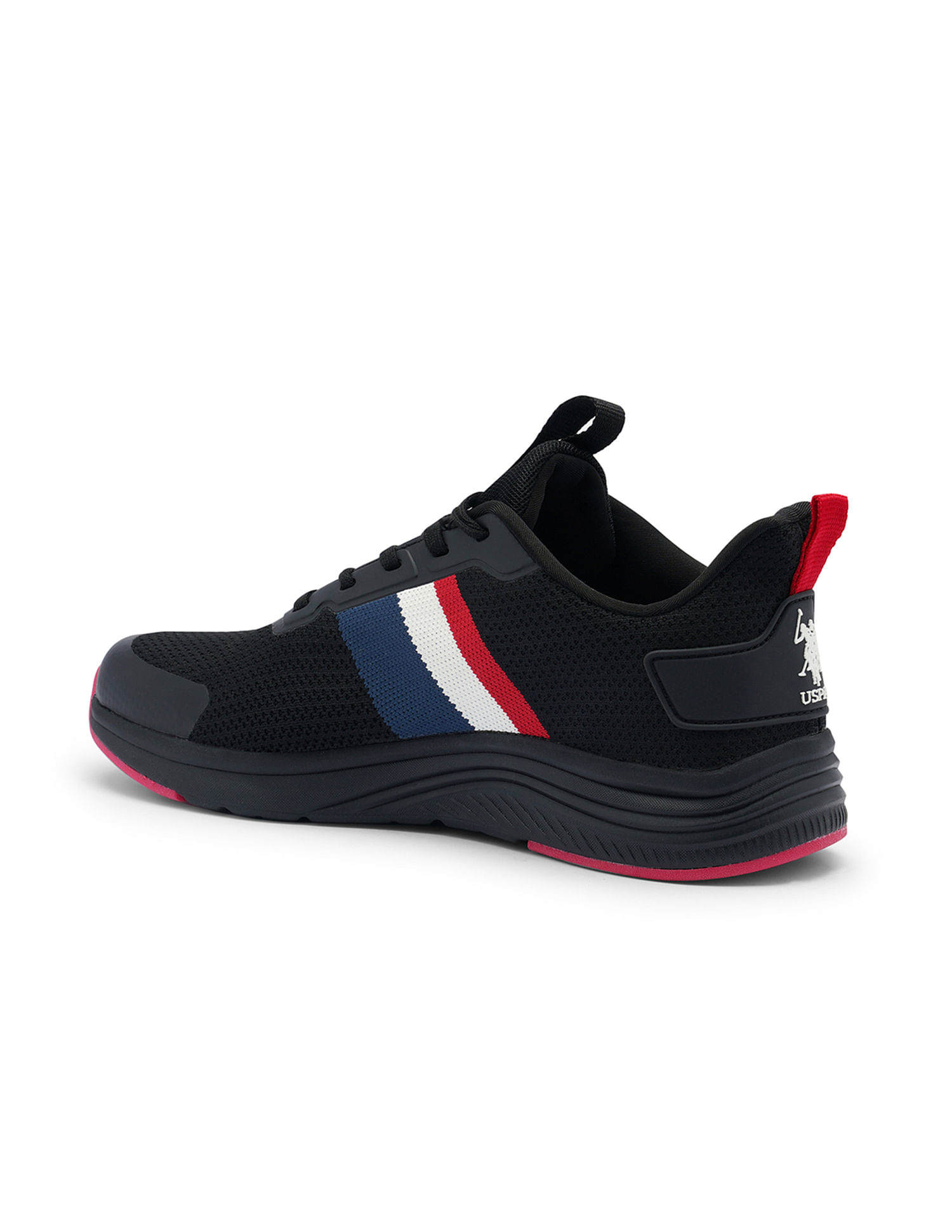 U.S. Polo Assn. Men Brand Stripe Flyknit Mullen 2.0 Sneakers