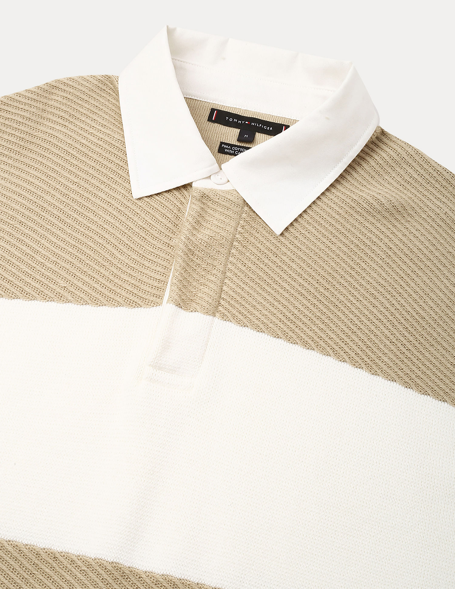 Tommy Hilfiger Rugby Stripe Sustainable Cotton Sweatshirt