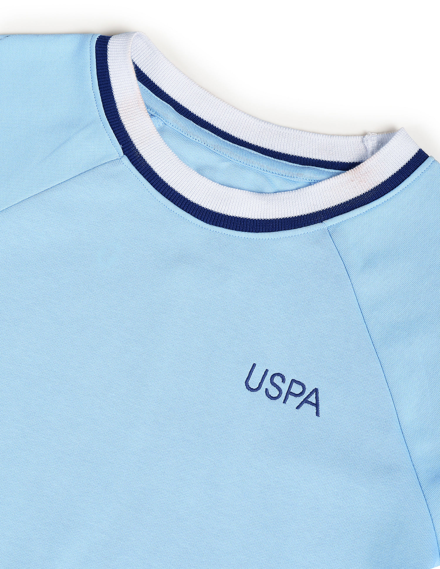 U.S. Polo Assn. Women Crew Neck Raglan Sleeve Sweatshirt