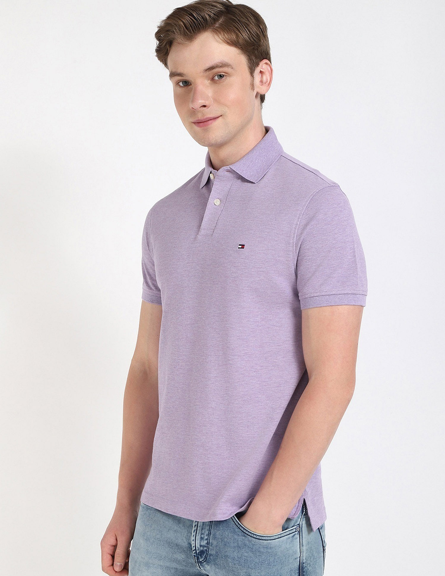 Tommy Hilfiger Solid Regular-Fit Cotton T-Shirt