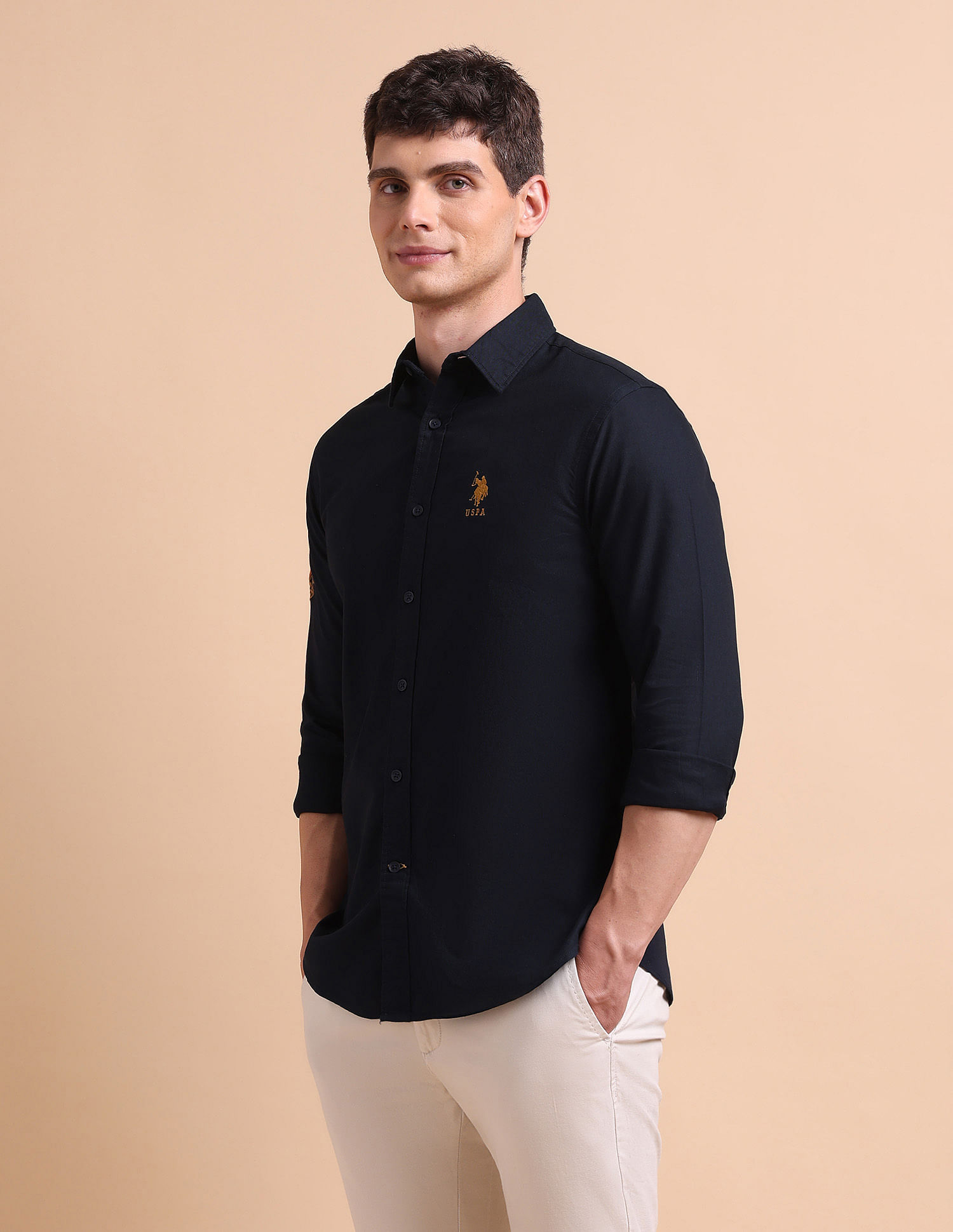 U.S. Polo Assn. Pure Cotton Tailored Fit Oxford Shirt