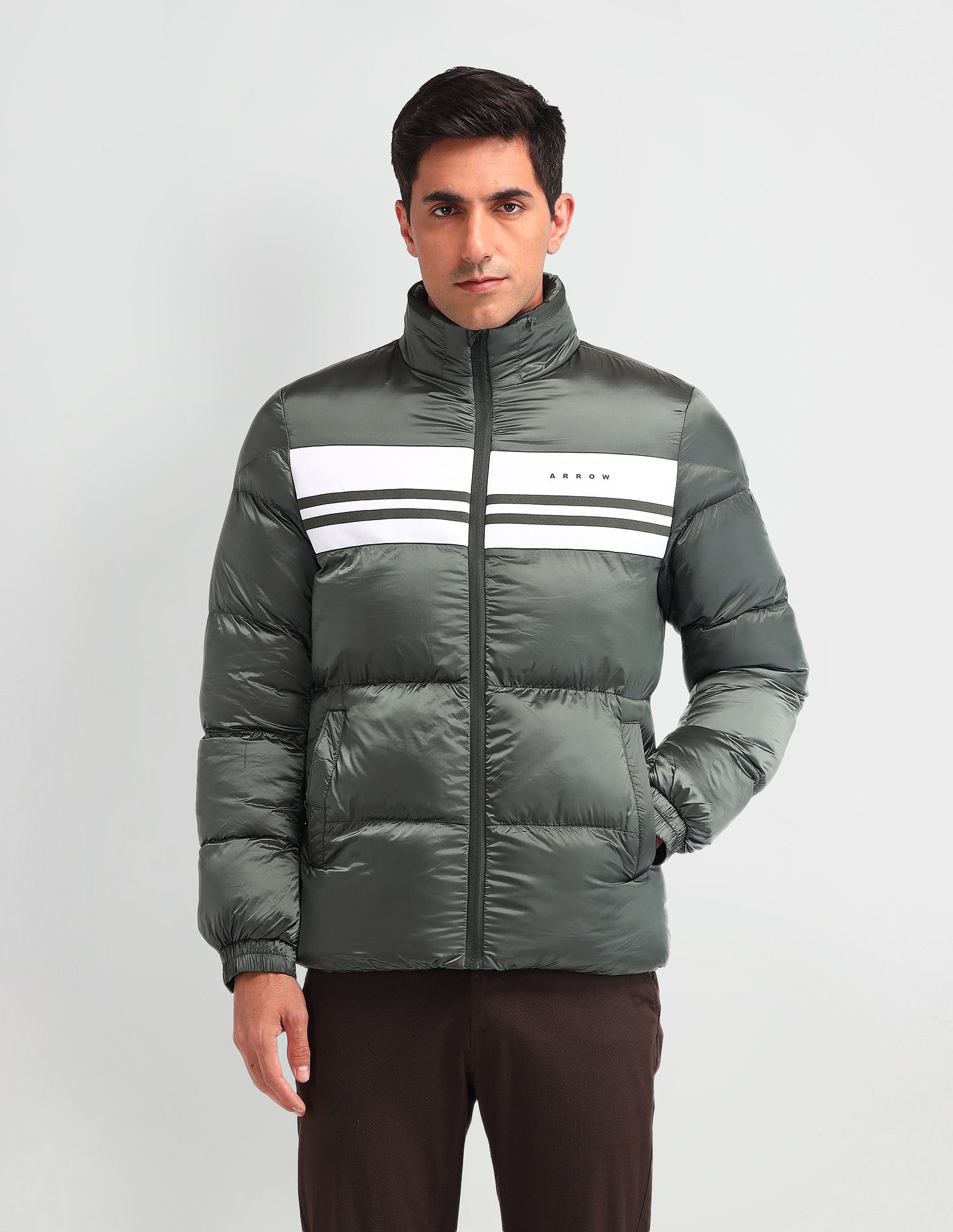 Arrow Sport Shiny Quilted Mid Weight Jacket