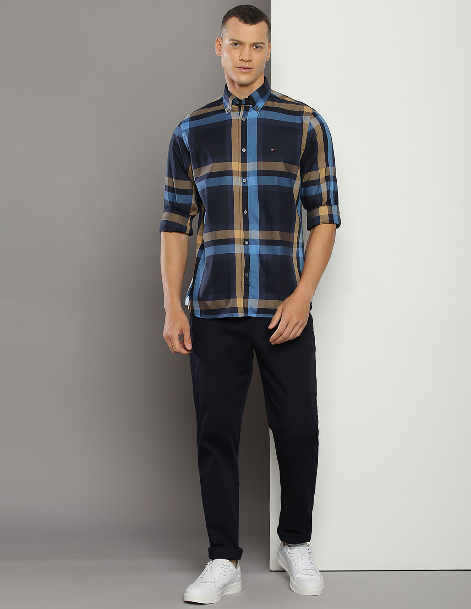 Tommy Hilfiger Pure Cotton Large Tartan Check Shirt