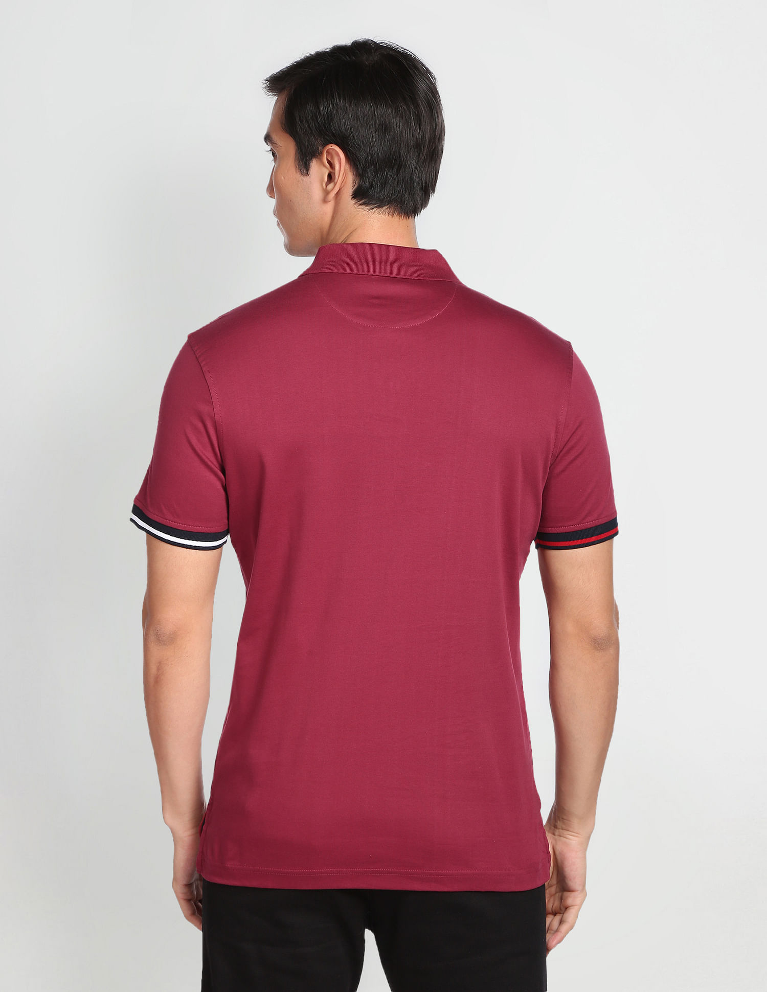 Arrow Sports Chest Pocket Solid Polo Shirt