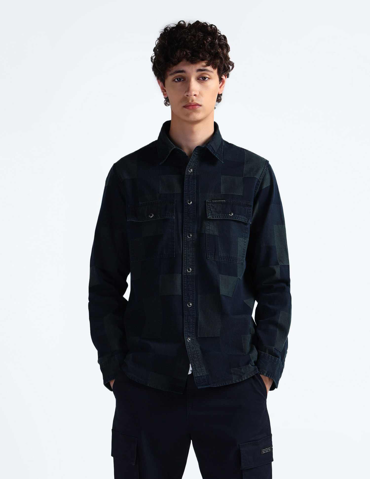 Flying Machine Pure Cotton Washed Shirt