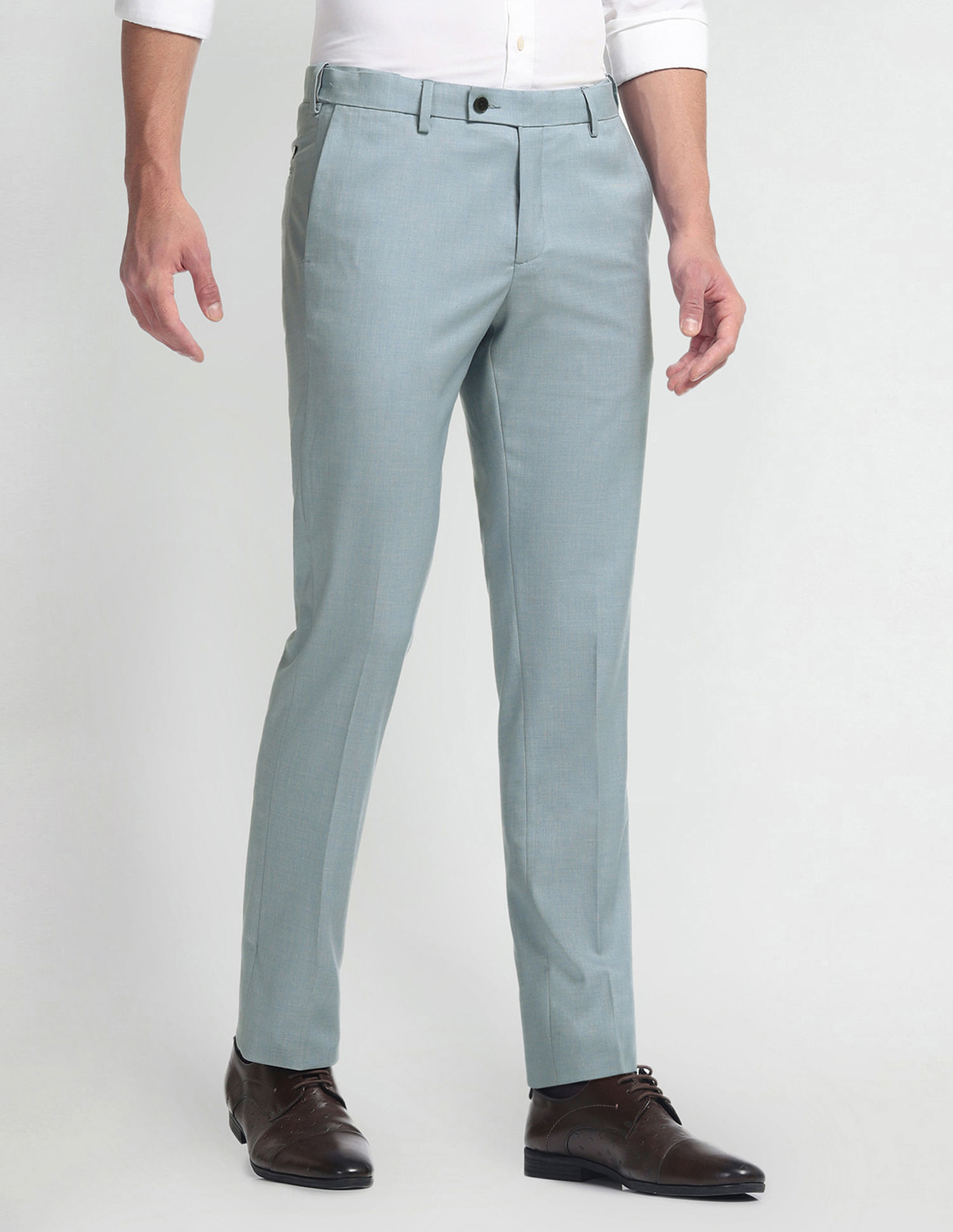 Arrow Heathered Slim Autoflex Trousers