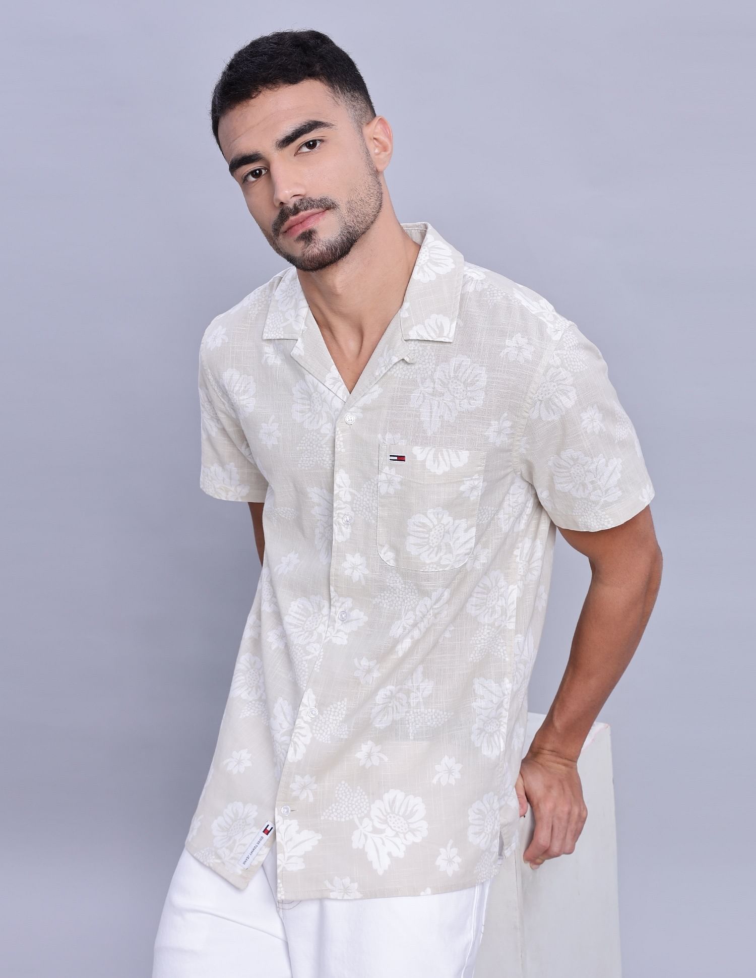 Tommy Hilfiger Printed Regular-Fit Woven Shirts