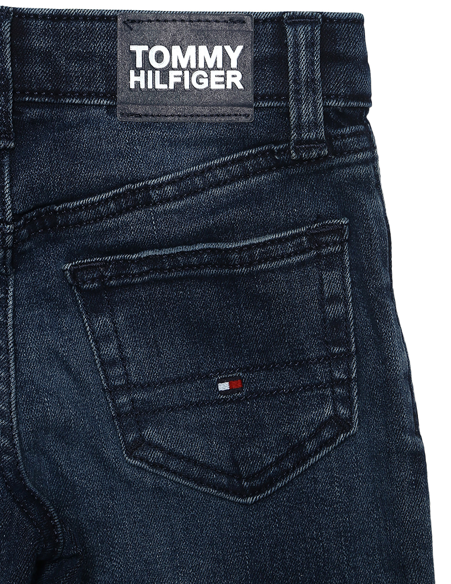 Buy Tommy Hilfiger Kids Scanton Monogram Stone Wash Elroy Jeans Slim Fit