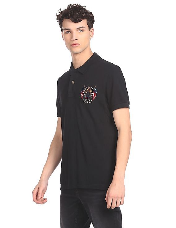 U.S. Polo Assn. Cotton Solid Polo Shirt