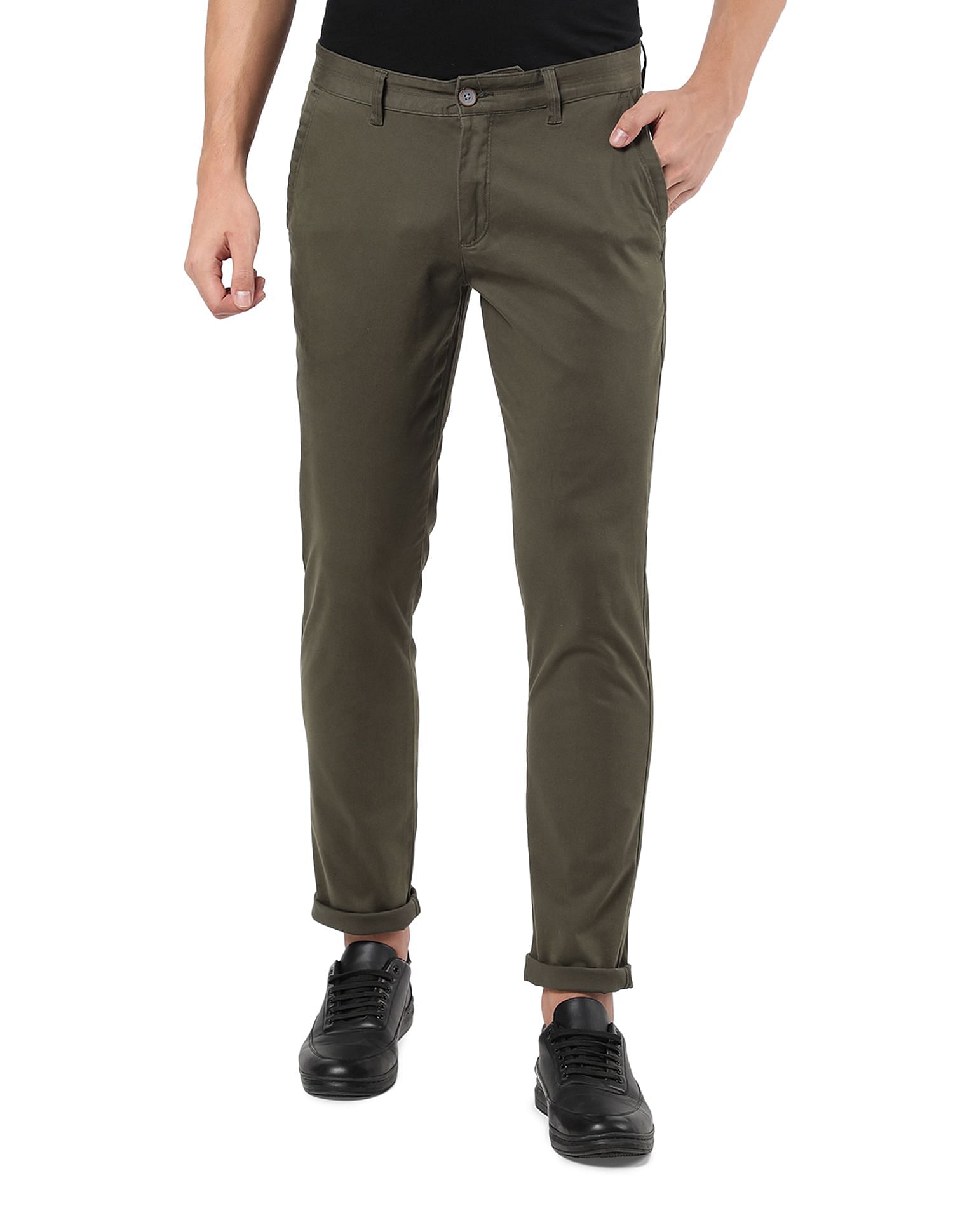Buy Grey Trousers & Pants for Men by COOL COLORS Online | Ajio.com