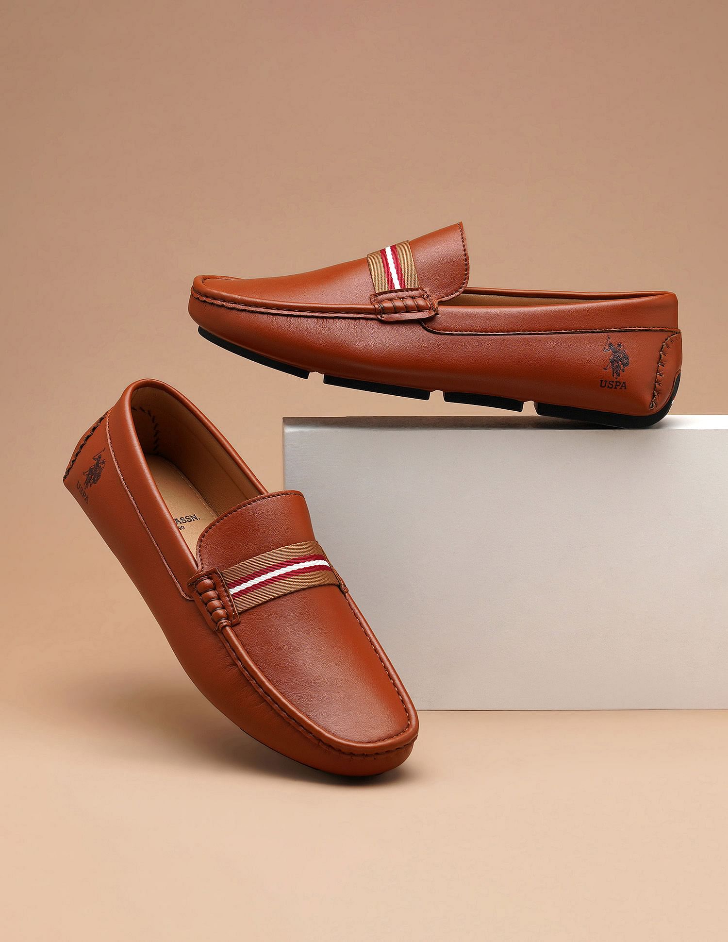 Polo moccasin shoes best sale