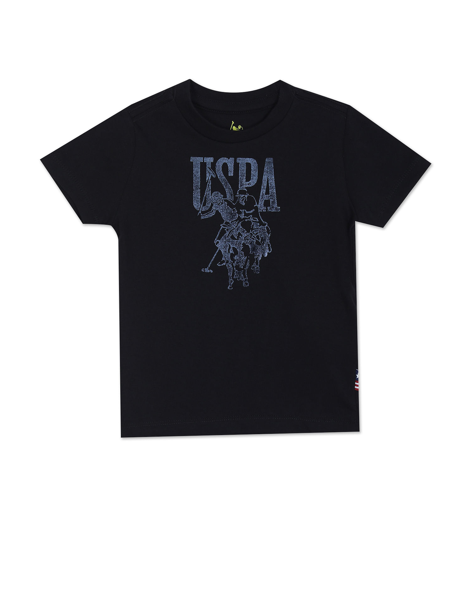 U.S. Polo Assn. Kids Iconic Heat Transfer Print T-Shirt
