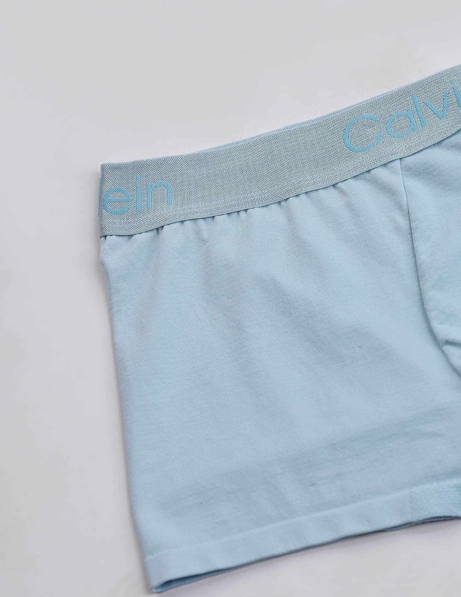 Calvin Klein Underwear Mens Blue Solid Trunk