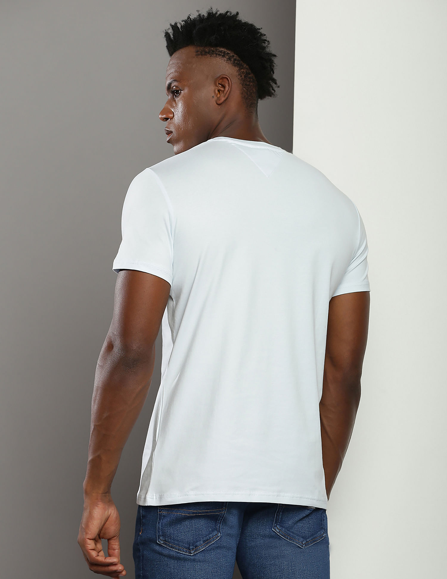 Tommy Hilfiger Transitional Cotton Metallic Logo T-Shirt