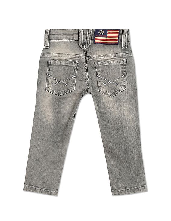 U.S. Polo Assn. Kids Mid Rise Slim Fit Jeans
