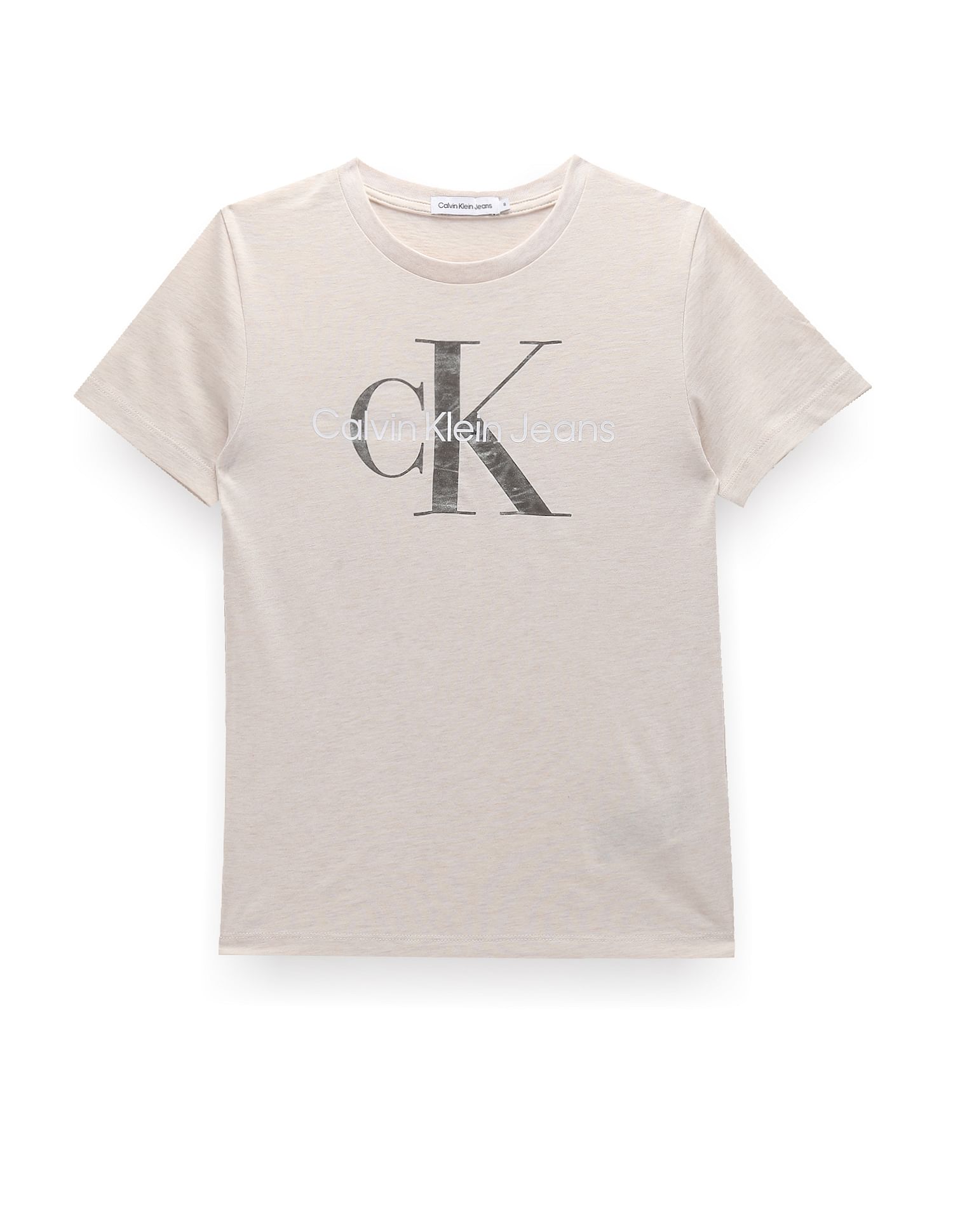 Buy Calvin Klein Jeans Unisex Kids Monogram Cotton T Shirt NNNOW