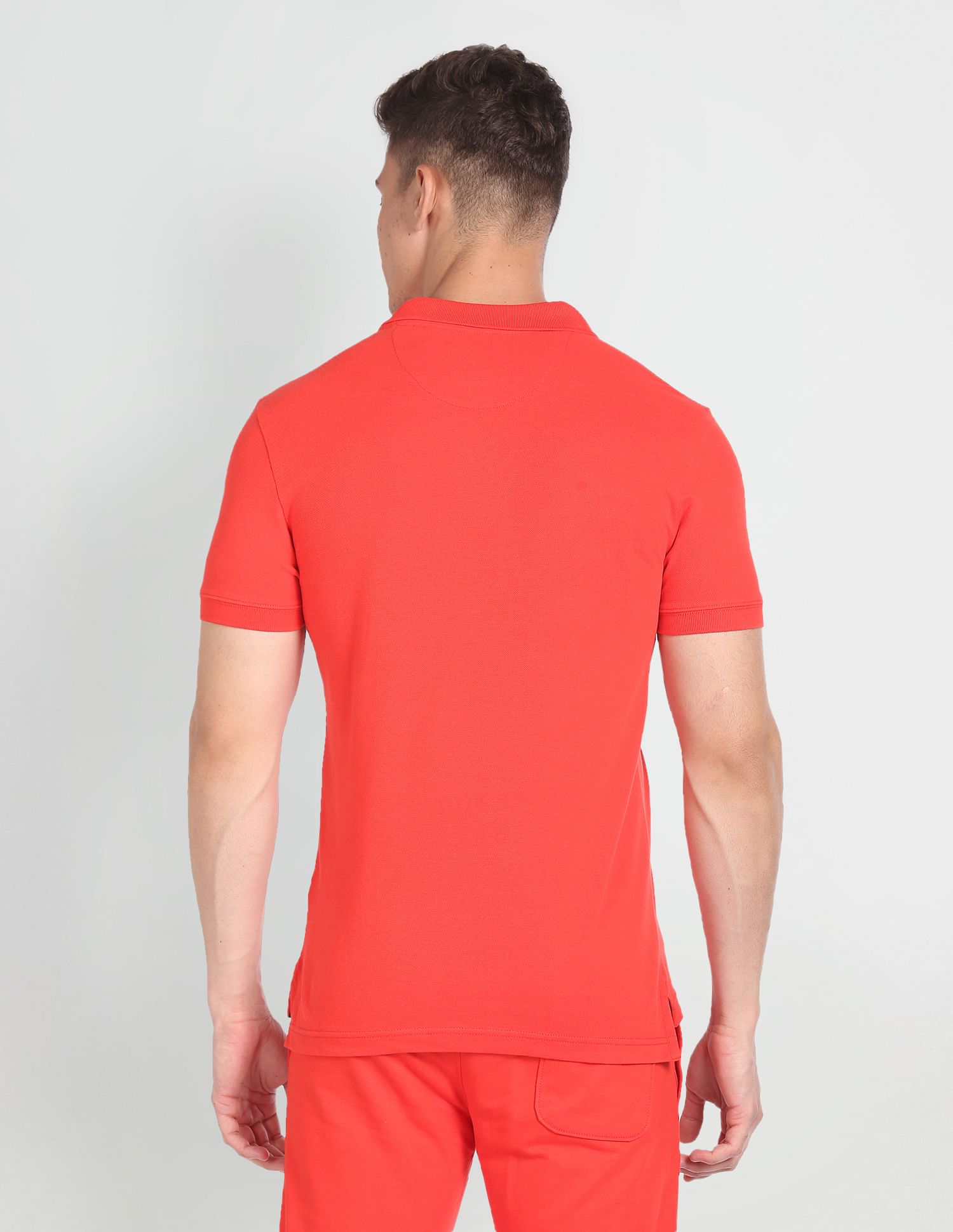 U.S. Polo Assn. Denim Co. Brand Stripe Pique Polo Shirt