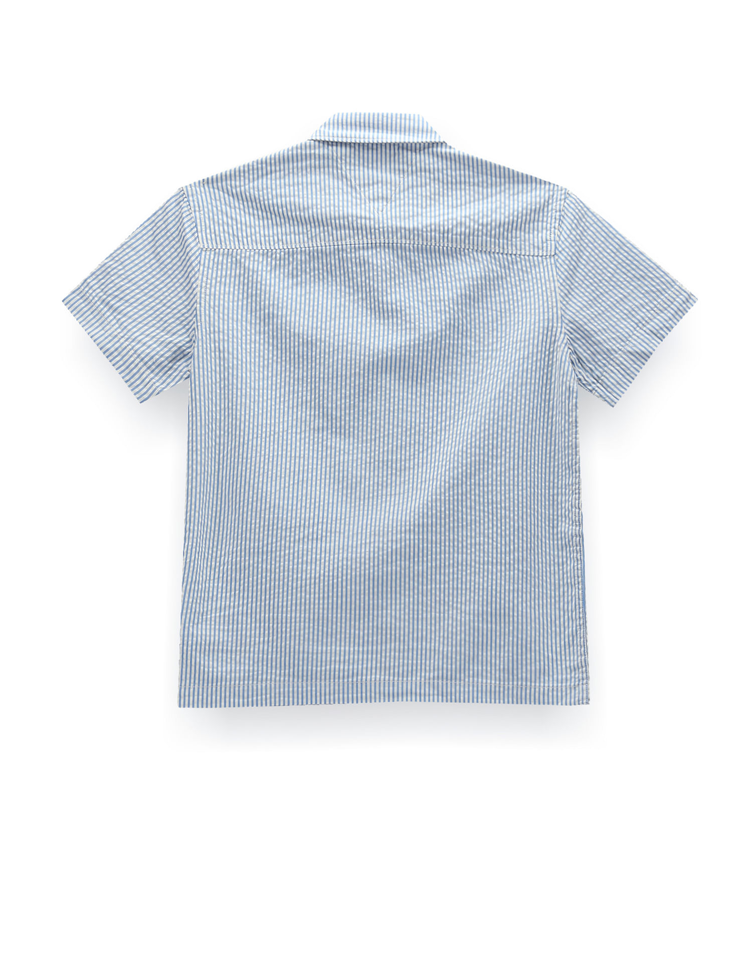 Tommy Hilfiger Kids Boys Seersucker Stripe Shirt