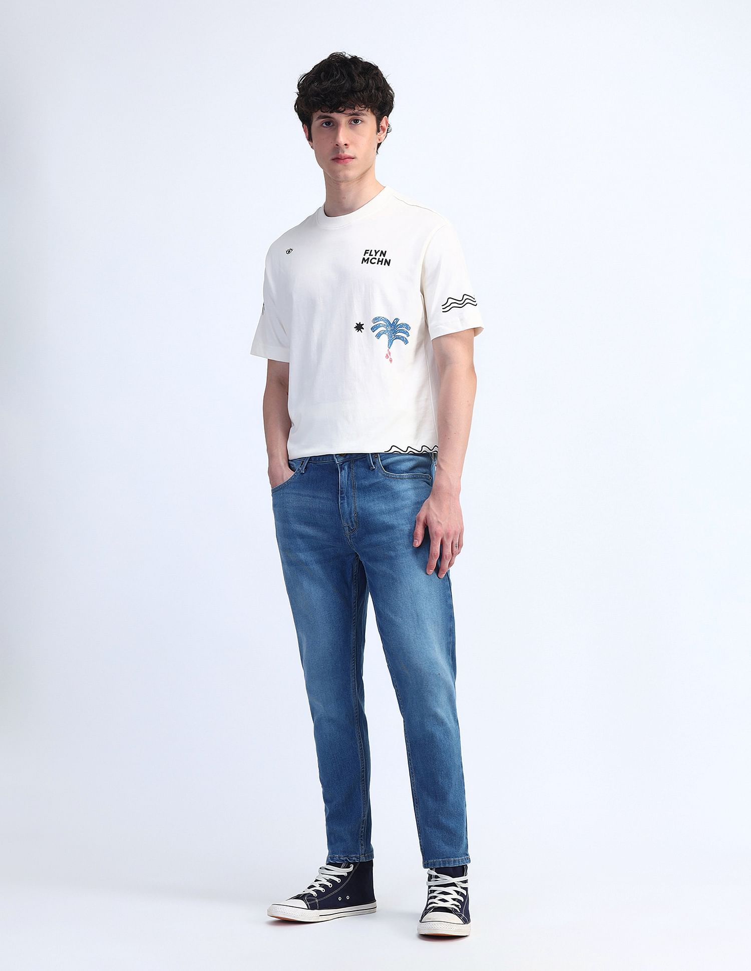 Flying Machine Mankle Slim Fit Jeans