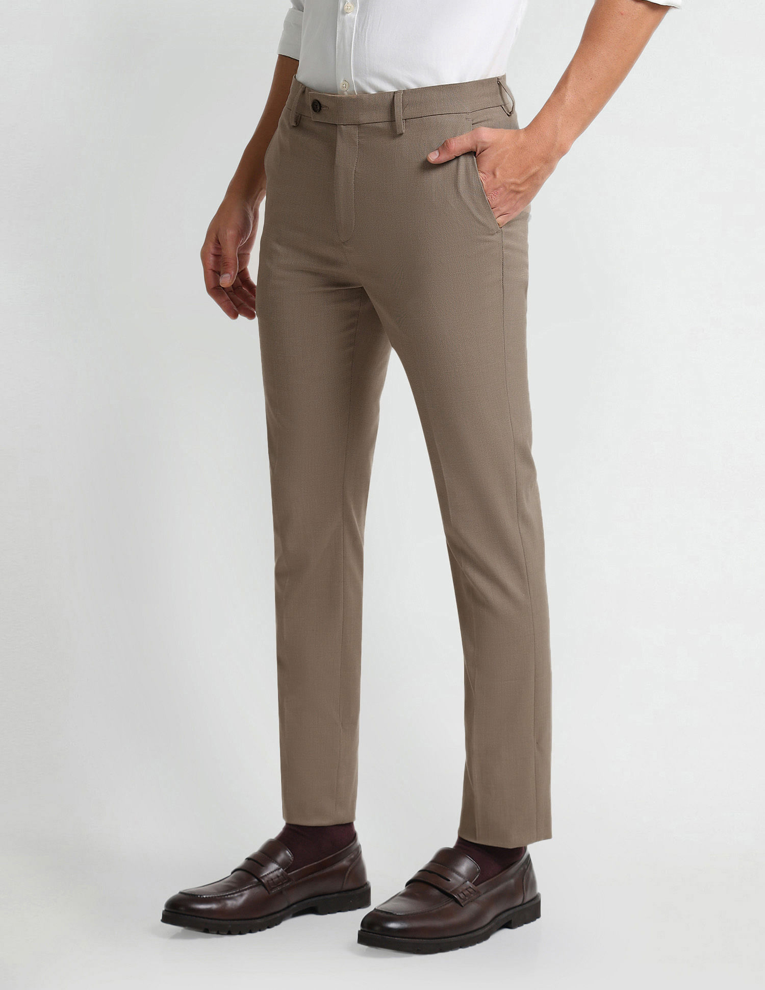 Arrow Smart Flex Super Slim Trousers