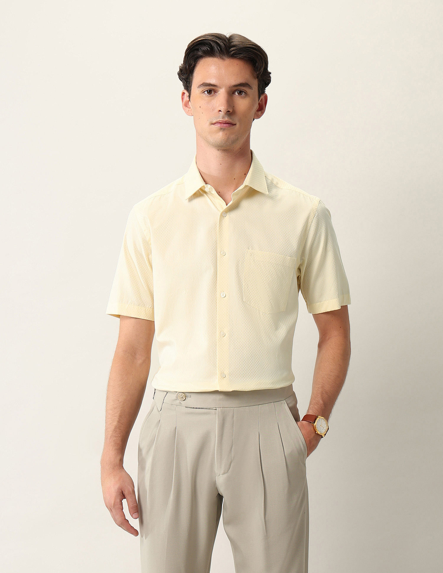 Arrow Liberty Classic Fit Pure Cotton Ceremonial Shirt